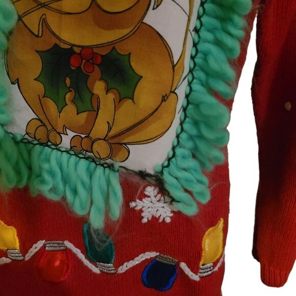 Ugly Dog Cat Christmas Sweater - Picture 9 of 9
